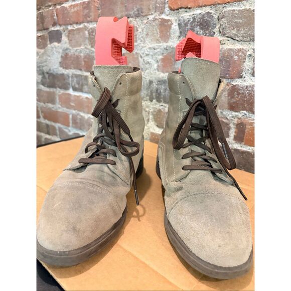 XENA • Tan Lace-up Oil Chemical Slip Resistant Nubuck Leather Steel Toe Ankle Bo - Picture 3 of 16